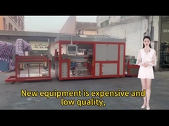 Macchine per il termoformaggio di vassoi di plastica completamente automatiche