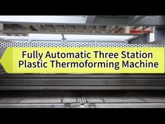 Macchine di termoformatura a tre stazioni completamente automatiche