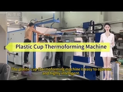 Macchine per il termoformaggio di bicchieri di plastica completamente automatiche