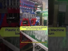 Macchina per la produzione di tazze di plastica completamente automatica