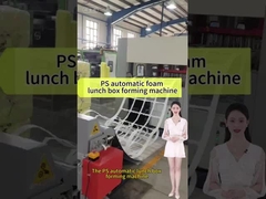 Macchina di produzione di scatole da pranzo monouso in schiuma PS completamente automatica