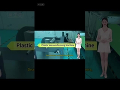 macchina per la fabbricazione di vassoi di plastica completamente automatizzata