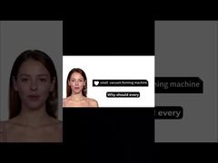 macchine di plastica di piccole dimensioni, macchine da scrivania a vuoto