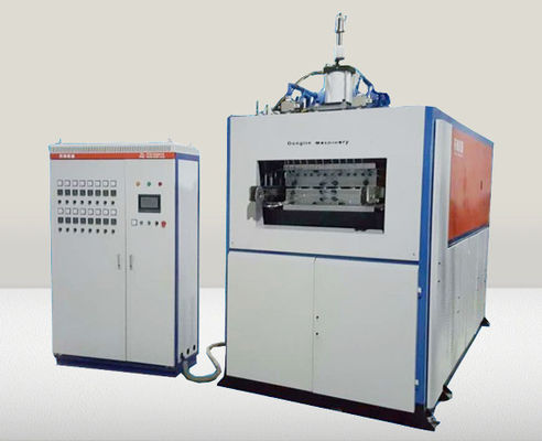 PLC macchina di termoformatura in plastica a vuoto per materiali degradabili