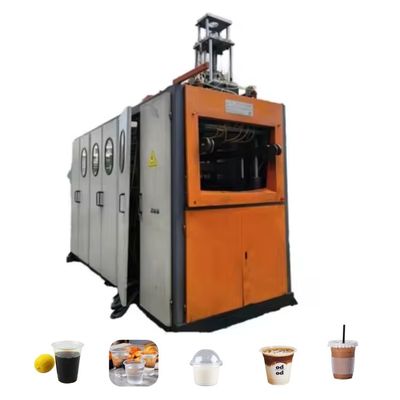 730*420mm Area di formazione Macchina di produzione di tazze di plastica per tazze da caffè in PP e tazze da bevande fredde in PET