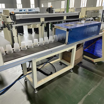 220V/50Hz macchina per la stampa di tazze con inchiostro UV Tipo di sistema di controllo PLC Interfaccia operativa touch screen