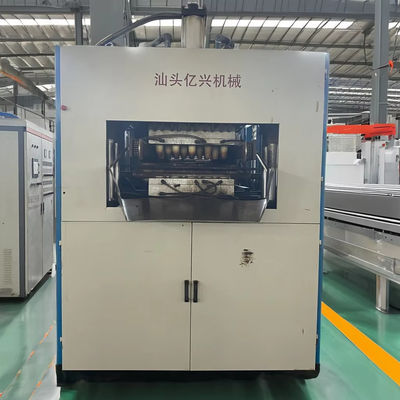 Macchina di termoformatura in plastica da 8000 kg per grandi tazze usa e getta con superficie di 750*430 mm