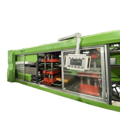 Macchine di termoformatura in plastica per la formazione, il taglio e l'impilazione a pressione positiva e negativa, completamente automatiche, di seconda mano