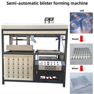 Nuova macchina semiautomatica per la formazione di bolle a vuoto Mini macchina per la termoformazione di plastica