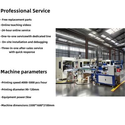 Coppe di plastica automatiche macchina di stampa offset Coppa usa e getta Coppa di plastica secca Offset Coppa stampante