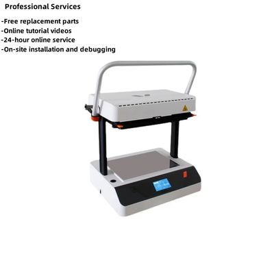 Macchina di modellazione automatica a vuoto 3D leggera da 10 kg per piccoli prodotti in plastica con altezza massima di modellazione mm 200 mm