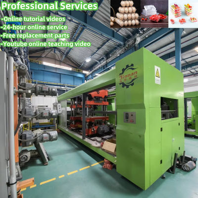 Macchina di produzione di vassoi di plastica per uova completamente automatica Scatole di frutta di plastica