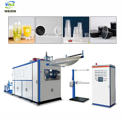 Macchina di termoformatura di grandi dimensioni completamente automatica per materiali in PS e PET