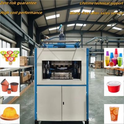 Macchina di termoformatura di tazze di plastica monouso completamente automatica