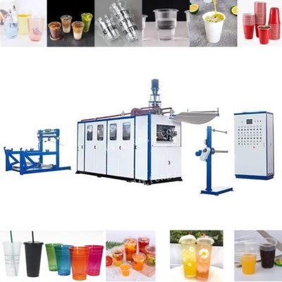 Macchina ad alta velocità per la termoformazione di tazze da tè al latte