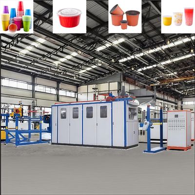 Macchina per la produzione di bicchieri di plastica monouso facile da usare