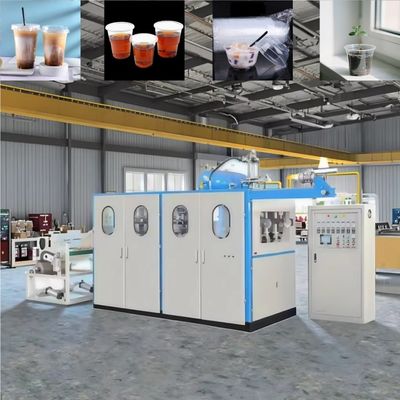 Macchina per la produzione di tazze da tè monouso in plastica completamente automatica