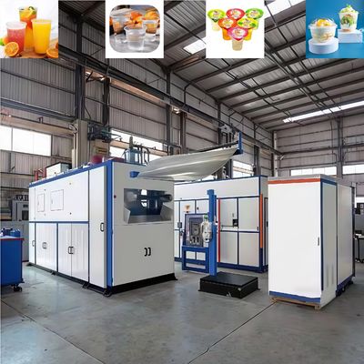 Macchina per la fabbricazione di vasi da fiori di plastica usata completamente automatica