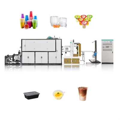 Macchina per la produzione di coppette di salsa in plastica ad alta efficienza Macchina per la produzione di coppette di gelatina in plastica